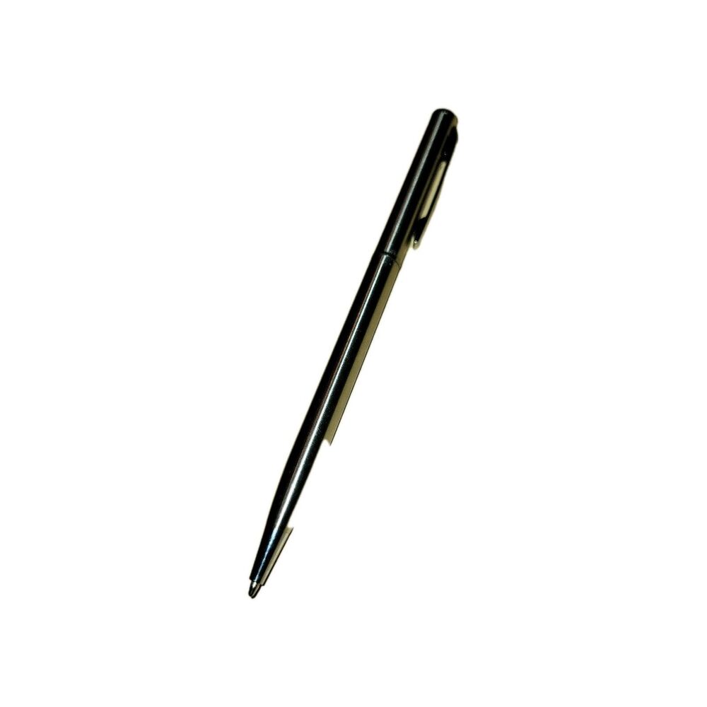 Vintage Rosetti Silver Ballpoint Pen Twist Action Metal Body Executive
